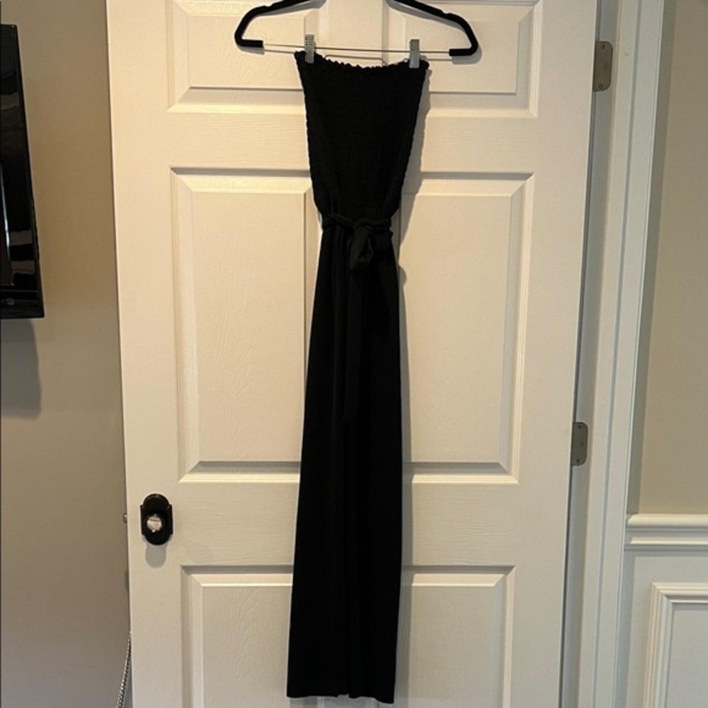 Drew Elegant Black Strapless jumpsuit size XS